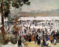 Renoir, Pierre Auguste - Skaters in the Bois de Boulogne